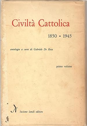 Immagine del venditore per CIVILTA  CATTOLICA 1850-1945 venduto da Librora