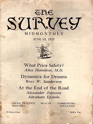 Seller image for The Survey: Midmonthly Number; Volume LIV, No. 6, June 15, 1925 for sale by Dorley House Books, Inc.