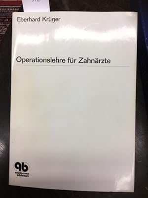 Operationslehre für Zahnärzte. Unter Mitarb. von Gerhard Frenkel . u. e. jur. Beitr. von Notburga...