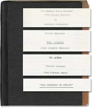Seller image for Le Novelle Della Pescara (Three original screenplays for an unproduced television series) for sale by Royal Books, Inc., ABAA