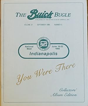 Seller image for The Buick Bugle: September 1986 - Volume 21 Number 5 for sale by Faith In Print
