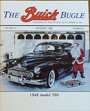 Seller image for The Buick Bugle: December 1986 - Volume 21 Number 8 for sale by Faith In Print