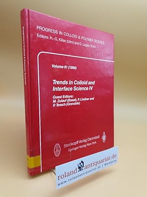 Bild des Verkufers fr Trends in Colloid and Interface Science IV (Progress in Colloid and Polymer Science (81)) zum Verkauf von Roland Antiquariat UG haftungsbeschrnkt