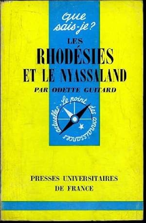 Seller image for les rhodesies et le nyassaland for sale by secretdulivre