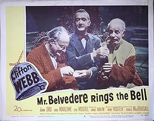 Seller image for Mr. Belvedere Rings the Bell Lobby Card #8 1951 Clifton Webb, Joanne Dru for sale by AcornBooksNH