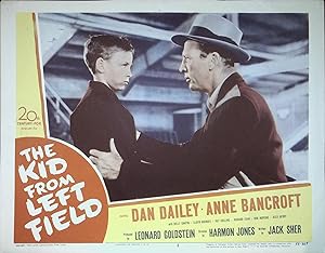 Seller image for The Kid From Left Field Lobby Card #2 1953 Dan Dailey, Anne Bancroft, Billy Chapin for sale by Acorn Books