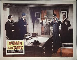 Imagen del vendedor de Woman in the Dark Lobby Card #4 1951 Penny Edwards, Ross Elliott a la venta por AcornBooksNH