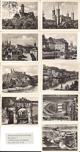 Die schönsten Ansichten von Bamberg. 10 ( vorhanden nur 9 ) ausgesuchte Original-Photos