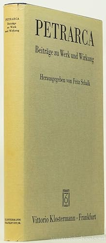 Imagen del vendedor de Petrarca 1304 - 1374. Beitrge zu Werk und Wirkung. a la venta por Antiquariaat Isis