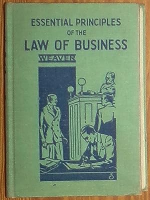 Seller image for Essential Principles of the Law of Business for sale by RG Vintage Books