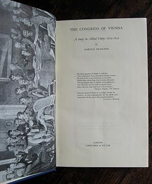 Imagen del vendedor de The Congress of Vienna, a study in allied unity: 1812-1822 a la venta por James Fergusson Books & Manuscripts