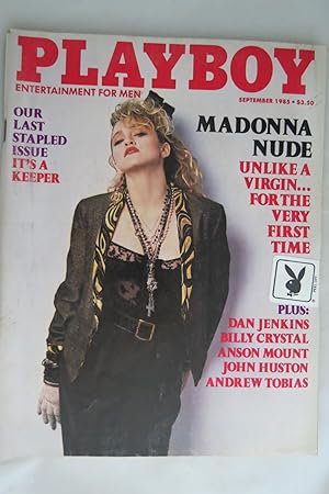 Seller image for PLAYBOY MAGAZINE MADONNA NUDE SEPTEMBER 1985 for sale by Sage Rare & Collectible Books, IOBA