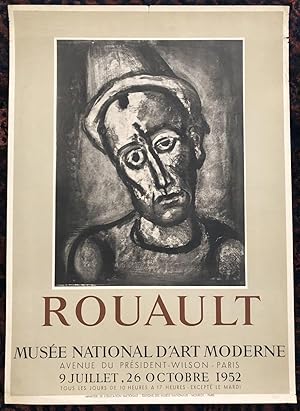 ROUAULT. Musee National D'Art Moderne. 1952. (Original Art Exhibition Poster)