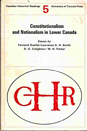 Bild des Verkufers fr Constitutionalism and Nationalism in Lower Canada zum Verkauf von Hare Books