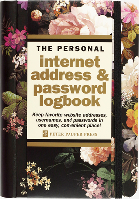 Seller image for Midnight Floral Internet Address & Password Logbook (Address Book) for sale by BargainBookStores