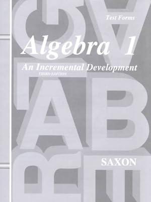 Seller image for Algebra 1 : Home School-tests for sale by GreatBookPricesUK