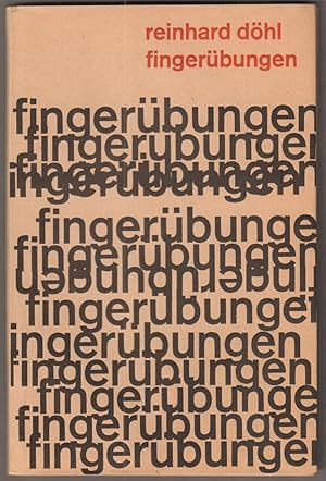 Bild des Verkufers fr Fingerbungen. 50 Texte. 3 Grafiken von Georg Karl Pfahler. zum Verkauf von Antiquariat Neue Kritik