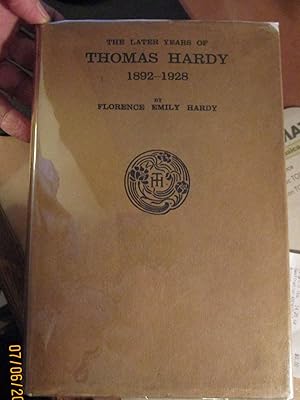 The Later Years of Thomas Hardy, 1892-1928