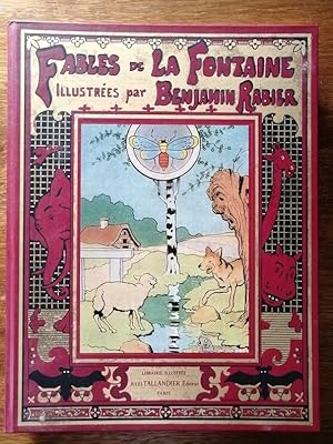 Seller image for Fables de la Fontaine illustr par Rabier 1999 - de LA FONTAINE Jean - Rimpression de celle de 1906 Reliure dcore Tirage limit numrot for sale by Artax