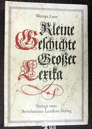 Image du vendeur pour Kleine Geschichte grosser Lexika ein Beitrag zum Internationalen Jahr des Buches mis en vente par art4us - Antiquariat