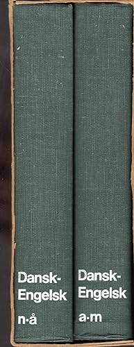 Bild des Verkufers fr Dansk-Engelsk Ordbog (Danish English Dictionary 2 Volumes in slipcase) zum Verkauf von Dorley House Books, Inc.
