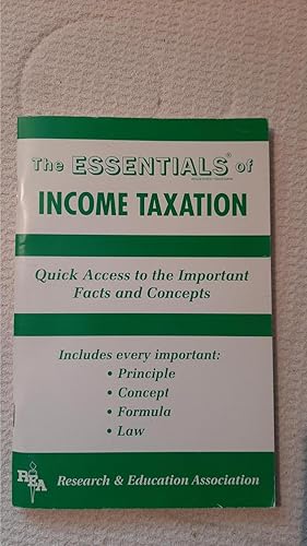 Seller image for Income Taxation Essentials (Essentials Study Guides) for sale by Darby Jones