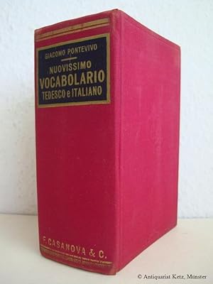 Vocabolario Moderno: Italiano-Tedesco, Tedesco-Italiano Con Supplemento Commerciale. 26 tavole di...