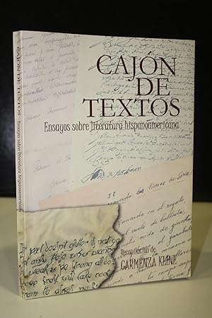 Seller image for Cajn de textos. Ensayos sobre literatura hispanoamericana. for sale by MUNDUS LIBRI- ANA FORTES