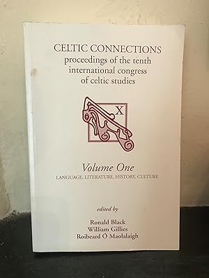 Immagine del venditore per Celtic Connections: Vol 1: Proceedings of the Tenth International Congress of Celtic Studies (Volume One) venduto da Temple Bar Bookshop