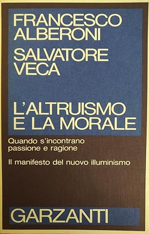 Image du vendeur pour L' ALTRUISMO E LA MORALE mis en vente par libreria minerva