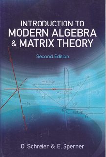 Seller image for Introduction to Modern Algebra and Matrix Theory: Second Edition (Dover Books on Mathematics) for sale by Never Too Many Books