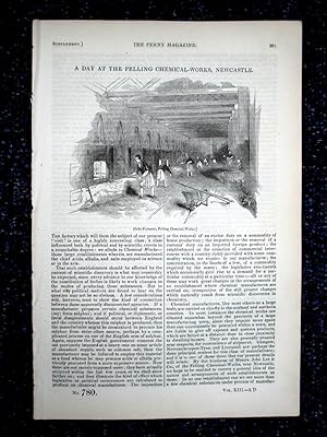 PM 780, A DAY at The FELLING CHEMICAL WORKS, NEWCASTLE. 1844, Penny Magazine Supplement.