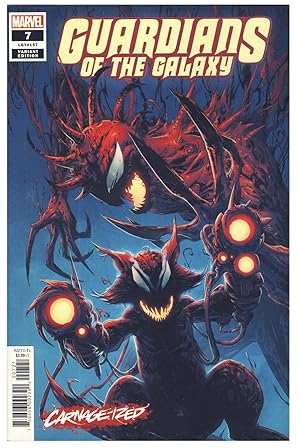 Seller image for Set of 4 Carnage Red Marvel Variant Edition Covers. (Captain America #12, Guardians of the Galaxy #7, Avengers #21, Black Panther #14) for sale by Parigi Books, Vintage and Rare