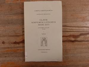 Imagen del vendedor de Clavis des Auteurs Latins du Moyen Age Territoire Francais 735-987 Tomus I Index. (Corpus Christianorum. Continuatio Mediaevalis) a la venta por Antiquariat Bookfarm