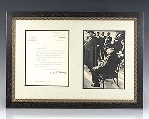 Winston S. Churchill Autograph Letter Signed.