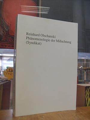 Seller image for Phnomenologie der Miachtung - Studien zum Intersubjektivittsdenken Jean-Paul Sartres, for sale by Antiquariat Orban & Streu GbR