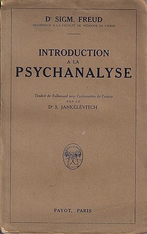 introduction a la psychanalyse