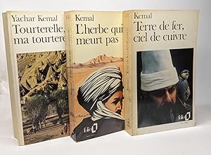 Seller image for Tourterelle ma tourterelle + L'herbe qui ne meurt pas + Terre de fer ciel de cuivre --- 3 livres for sale by crealivres