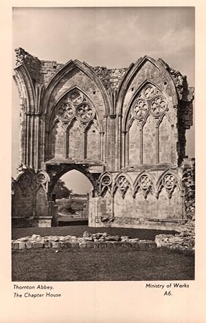 Seller image for Thornton Abbey Chapter House Lincolnshire Old Postcard for sale by Postcard Finder