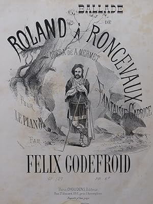 Imagen del vendedor de GODEFROID Flix Roland  Roncevaux Fantaisie Caprice Piano ca1865 a la venta por partitions-anciennes