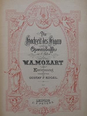 MOZART W. A. Die Hochzeit des Figaro Opéra Chant Piano