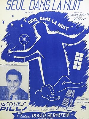 Immagine del venditore per LOUIGUY Seul dans la nuit Chant Piano 1946 venduto da partitions-anciennes