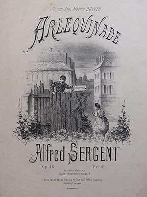 Seller image for SERGENT Alfred Arlequinade Piano ca1880 for sale by partitions-anciennes