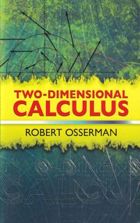 Two-Dimensional Calculus (Dover Books on Mathematics)
