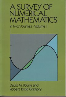 Image du vendeur pour A Survey of Numerical Mathematics - Volume I mis en vente par Never Too Many Books