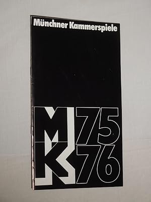 Imagen del vendedor de Programmheft 4 Mnchner Kammerspiele Schauspielhaus 1975/76. DAS JAHRMARKTSFEST ZU PLUNDERSWEILERN nach Goethe von Hacks. Insz.: Klaus Emmerich, Bhnenbild/ Kostme: Christian Schieckel, Musik: Michael Rggeberg. Mit Peter Lhr, Lambert Hamel und Christiane Hammacher a la venta por Fast alles Theater! Antiquariat fr die darstellenden Knste