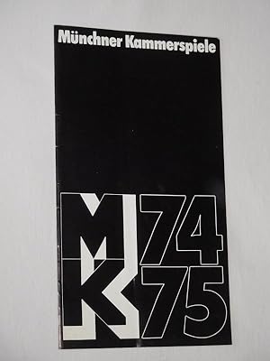 Seller image for Programmheft 9 Mnchner Kammerspiele Schauspielhaus 1974/75. VIEL LRM UM NICHTS von Shakespeare. Insz.: Friedrich Beyer, Bhnenbild: Eberhard Matthies, Kostme: Hiltraud Warndorf, Musik: Michael Rggeberg. Mit Karl Maldek, Jochen Striebeck, Lisi Mangold, Christine Hammacher, Veronika Fitz, Alexandra Riechert, Hans Stadtmller for sale by Fast alles Theater! Antiquariat fr die darstellenden Knste