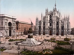 Italia, Milano. Piazza del Duomo.