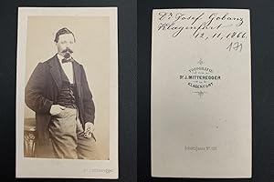 Dr. Josef Gobanz, zoologue et géologue, Klagenfurt, 1866