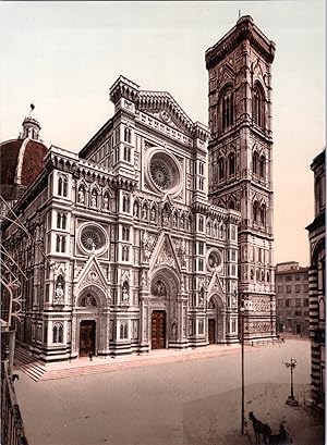 Italia, Firenze. La Cattedrale ed il Campanile.